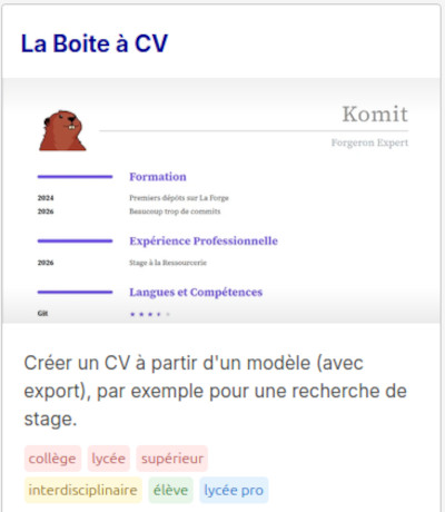boîte à CV